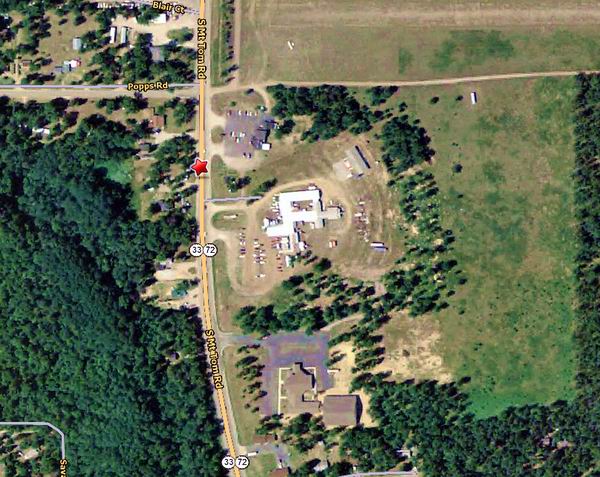 Galaxy Drive-In Theatre - Aerial